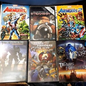 Ultimate Avengers. SteamBoy. Ultimate Avengers 2. Transformers Beginnings. Trans